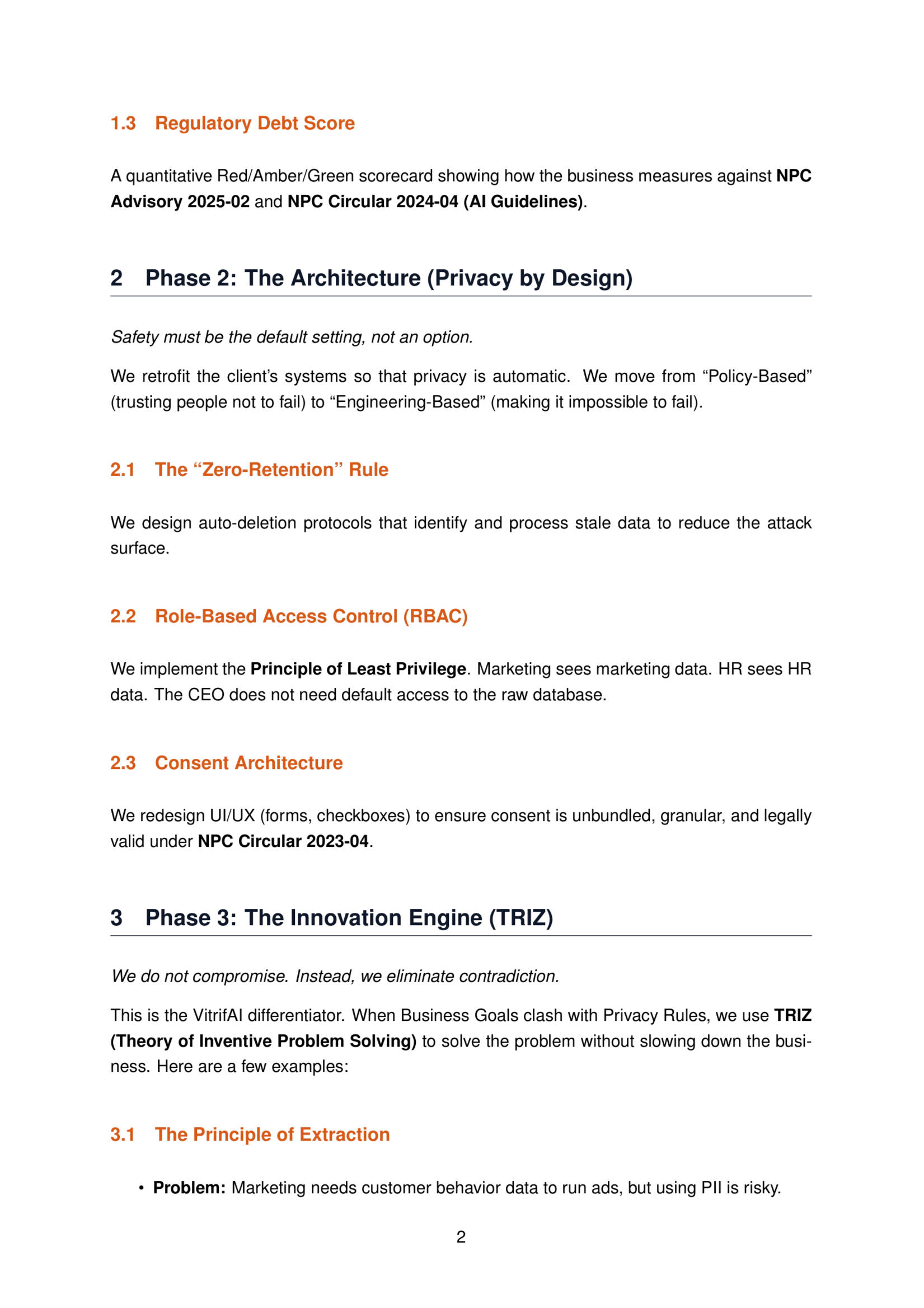 VOIS Page 2 VitrifAI Open Integrity Standard Page 2